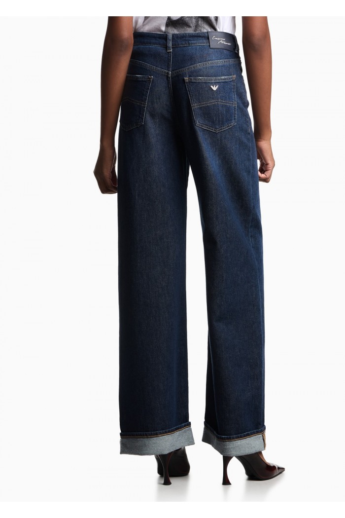 J8B relaxed-fit vintage-look denim jeans