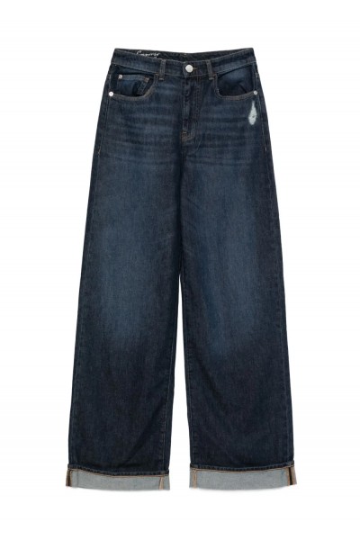 J8B relaxed-fit vintage-look denim jeans