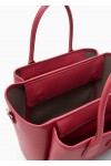Medium shopper bag with palmellato finish