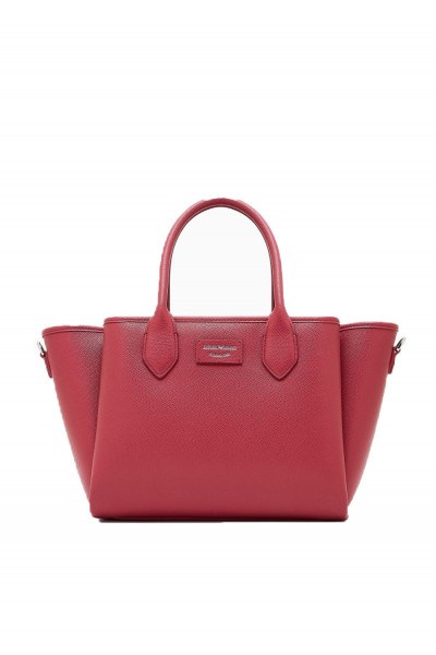 Medium shopper bag with palmellato finish