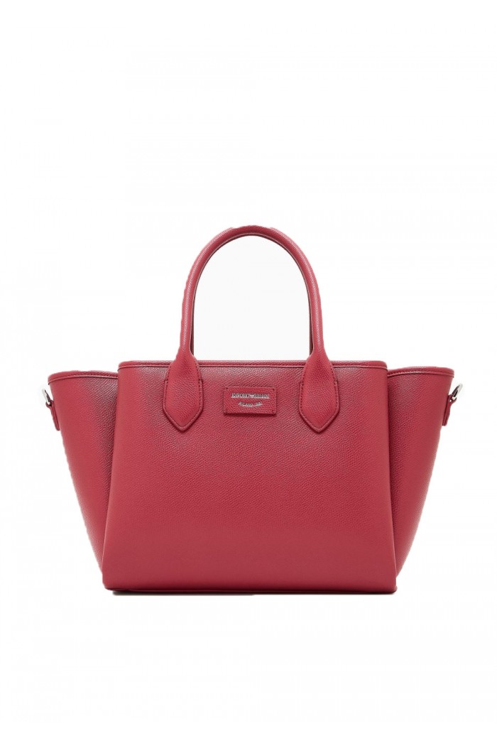 Medium shopper bag with palmellato finish