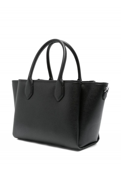 Medium shopper bag with palmellato finish