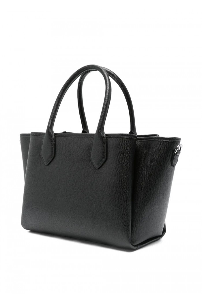 Medium shopper bag with palmellato finish
