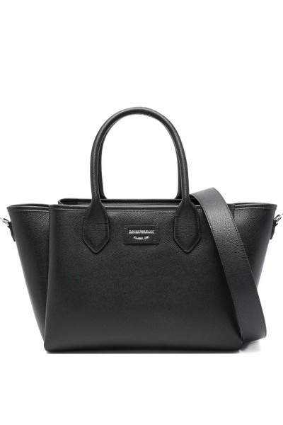 Medium shopper bag with palmellato finish