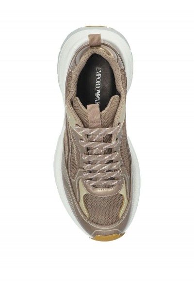 logo-embossed sneakers