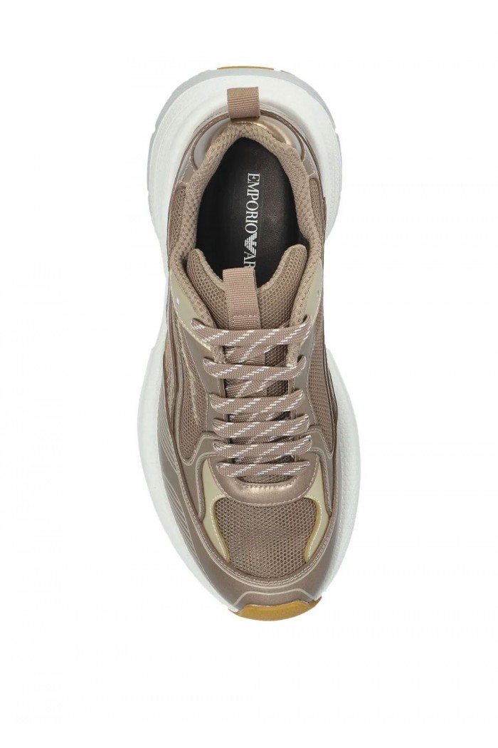 logo-embossed sneakers