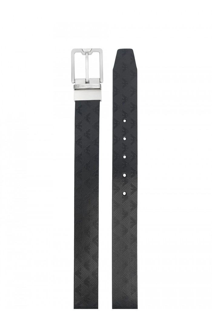 calf-leather buckled belt