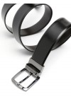 Reversible leather belt