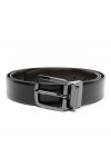 Reversible leather belt