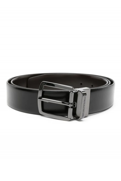 Reversible leather belt
