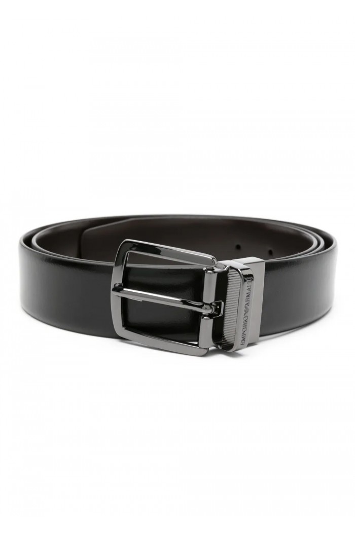 Reversible leather belt