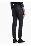 Slim-fit denim jeans with five pockets and a used look