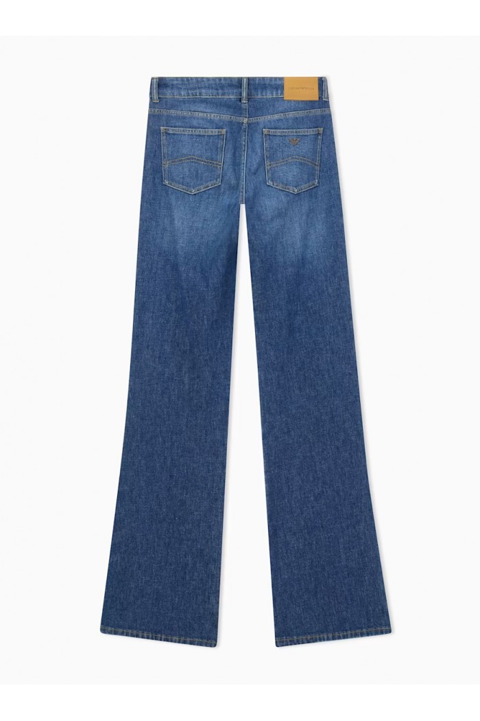 Five-pocket jeans in comfort denim with a faded finish
