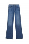 Five-pocket jeans in comfort denim with a faded finish