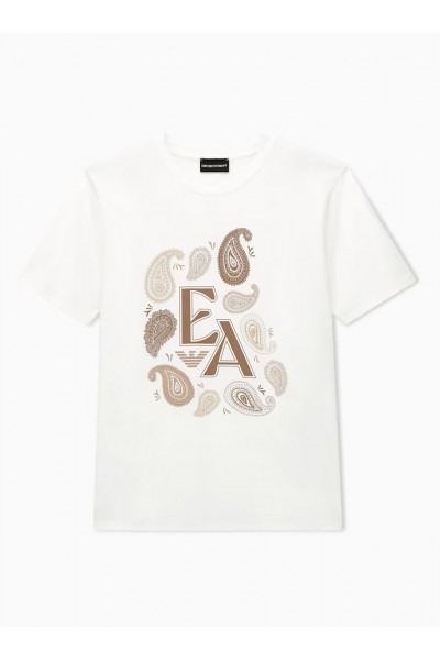 Jersey T-shirt with Boteh Capsule print