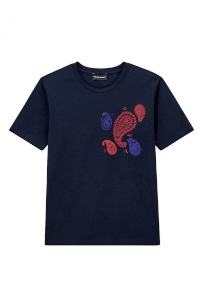 Jersey T-shirt with Boteh Capsule print