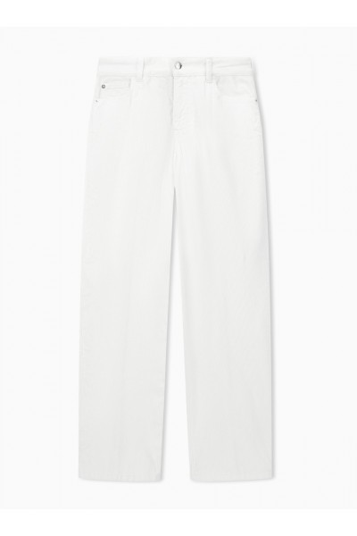 Five-pocket trousers garment-dyed corduroy regular fit
