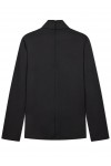 Unlined shirt in techno twill with back zipper and hook