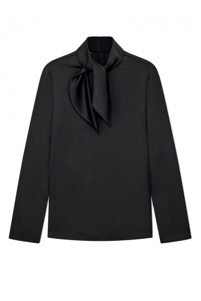 Unlined shirt in techno twill with back zipper and hook