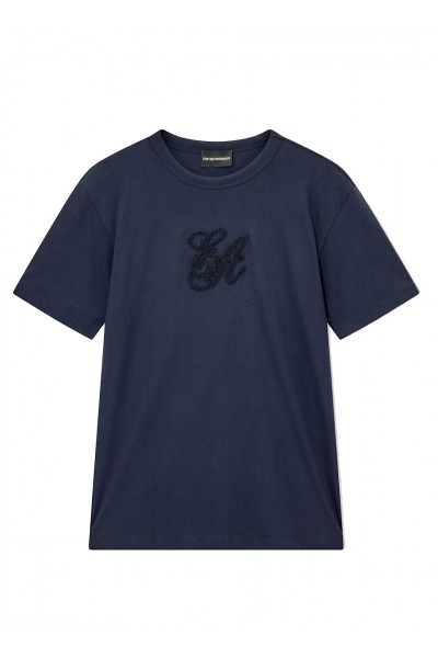 Supima jersey T-shirt with Signature Capsule logo embroidery