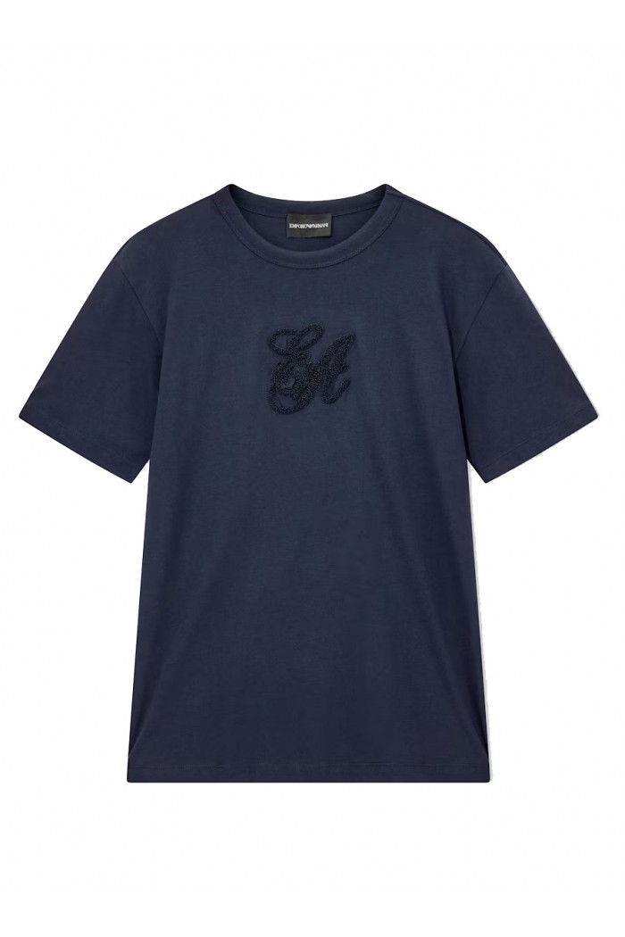 Supima jersey T-shirt with Signature Capsule logo embroidery