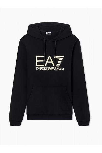 Slim fit hoodie Core Identity in cotton with big logo