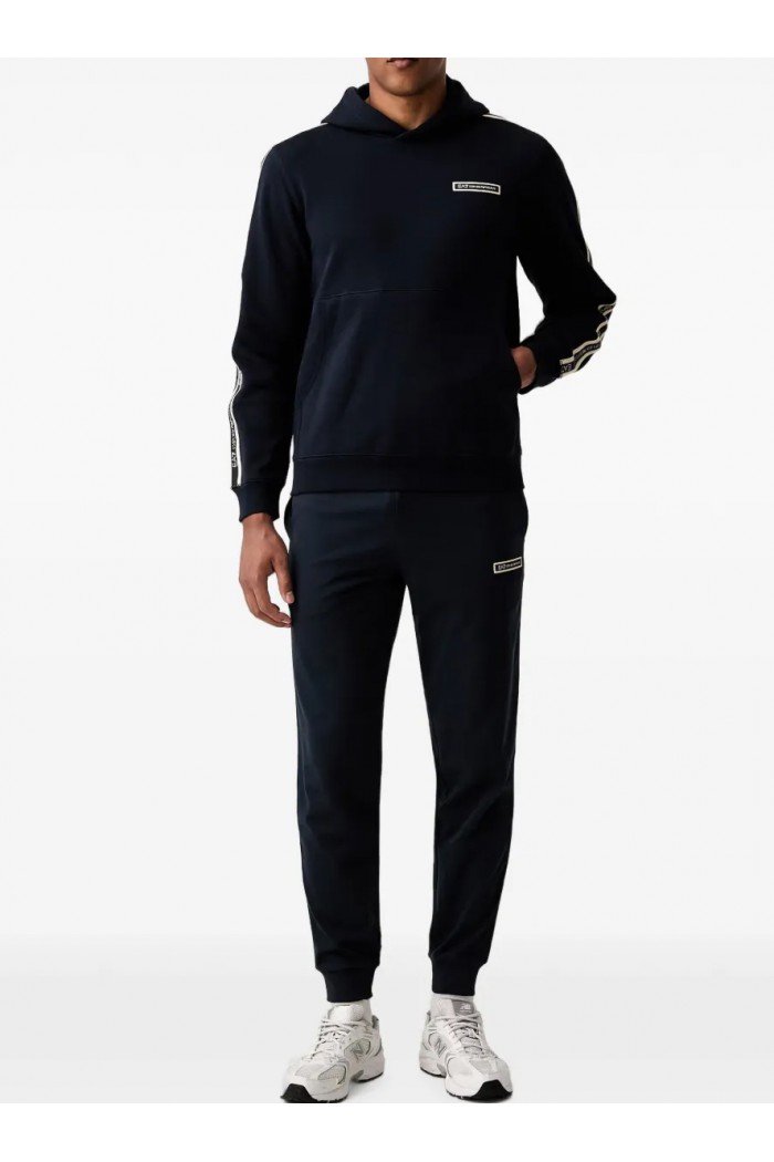 logo-tape track pants