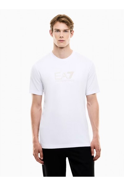 Regular fit t-shirt Premium Label in viscose with logo