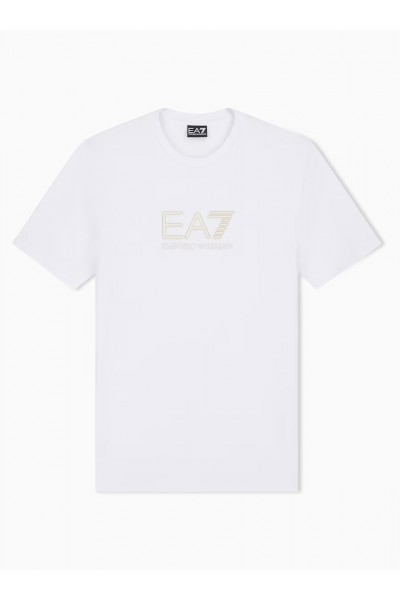 Regular fit t-shirt Premium Label in viscose with logo