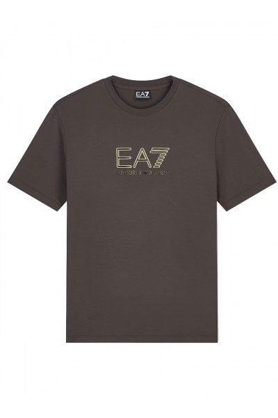 Regular fit t-shirt Premium Label in viscose with logo
