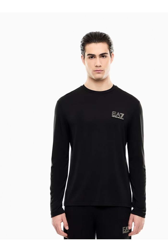 Regular fit t-shirt Premium Label in viscose-blend jersey