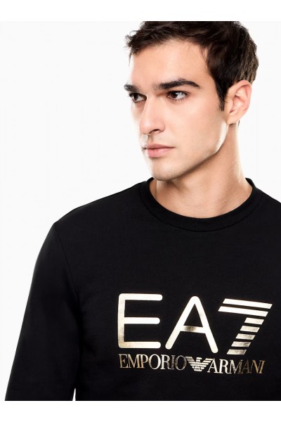 Slim sweatshirt Core Identity in cotton jersey with logo