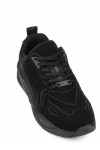 logo-embossed panelled sneakers