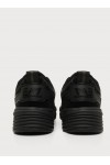 logo-embossed panelled sneakers