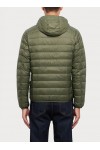 down jacket with fixed hood Core Identity