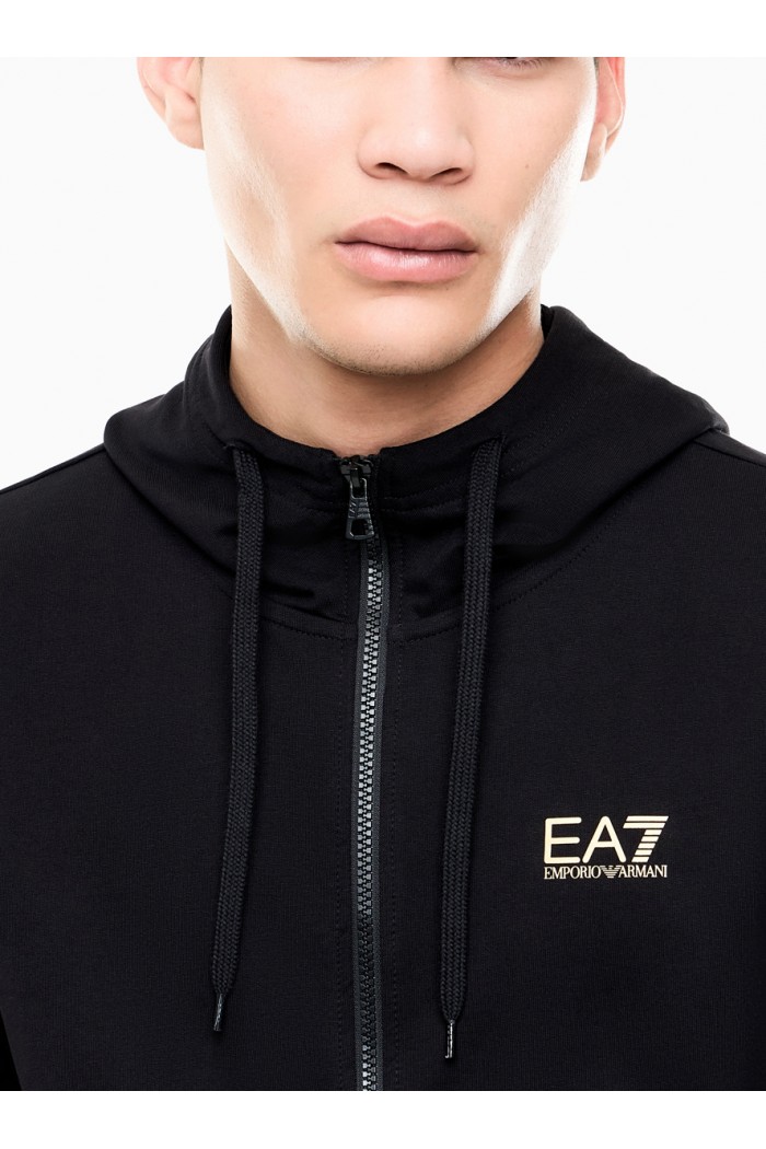 Cotton two-piece suit with a zip hoodie Core 