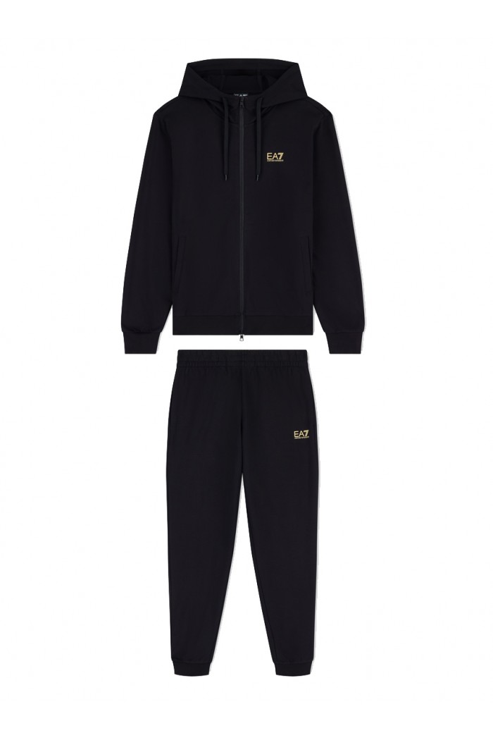 Cotton two-piece suit with a zip hoodie Core 