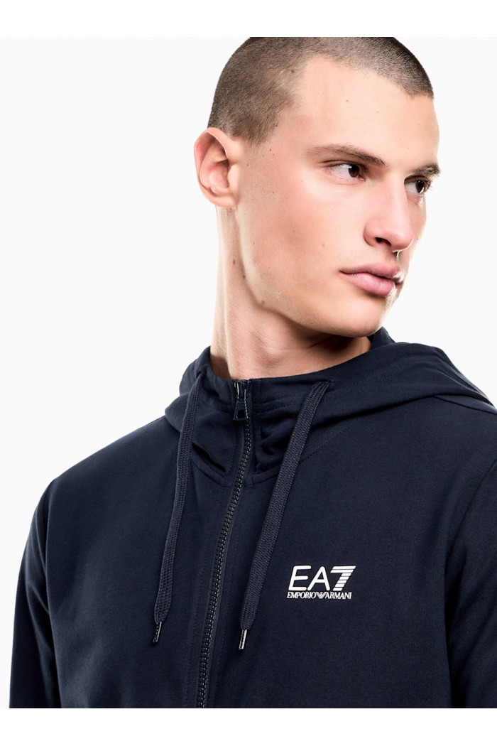 Cotton two-piece suit with a zip hoodie Core 