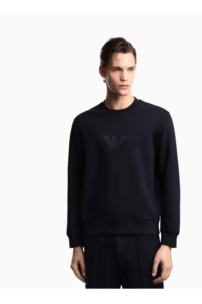 Sweatshirt Essential in cotton double jersey