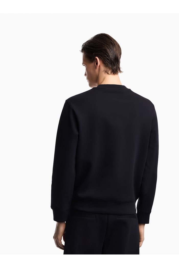 Sweatshirt Essential in cotton double jersey