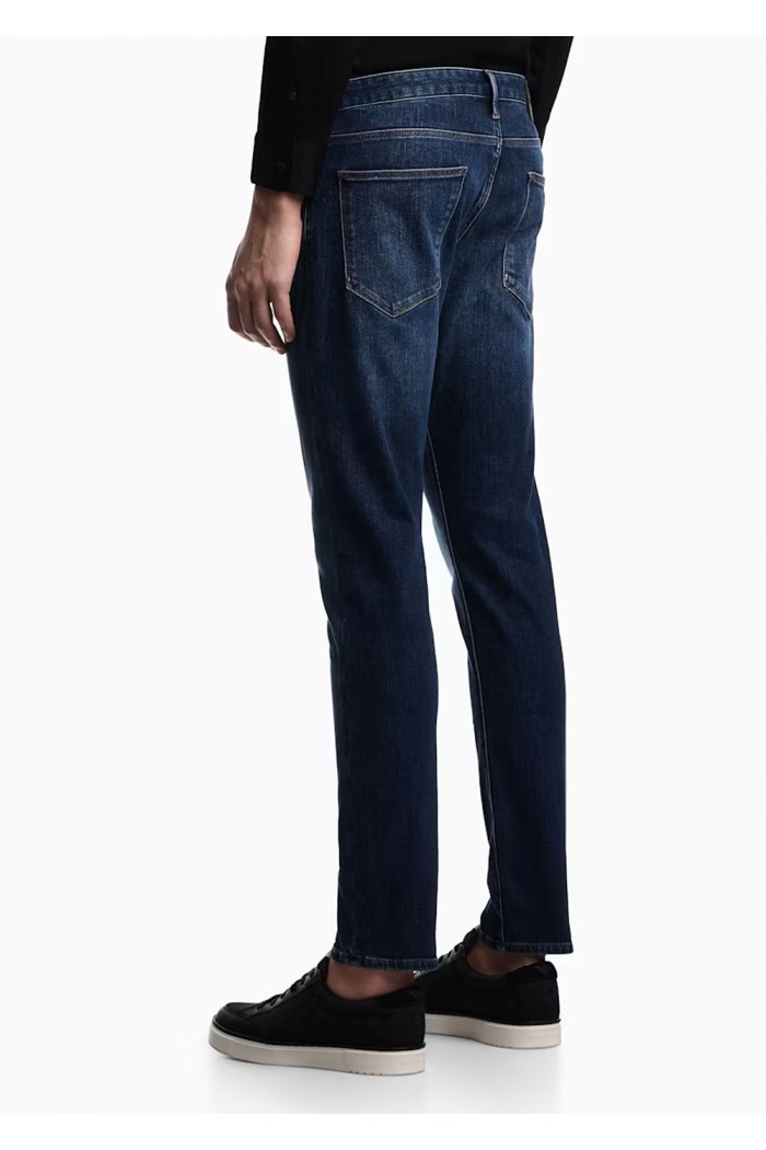 J06 slim-fit  washed denim jeans