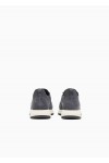Low-top sneakers in suede and mesh with a rubber sole