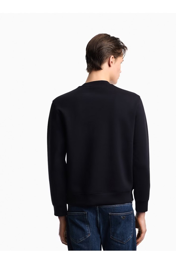 Sweatshirt Essential in cotton double jersey