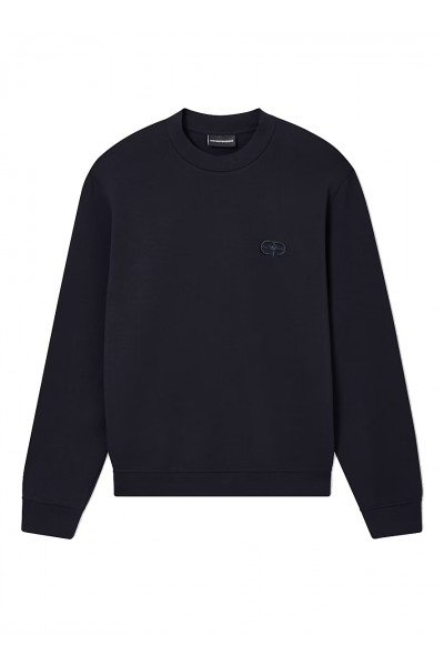 Sweatshirt Essential in cotton double jersey