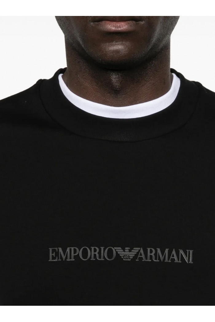 Sweatshirt Essential in cotton double jersey