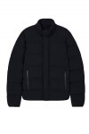 Water-repellent quilted nylon spandex down jacket