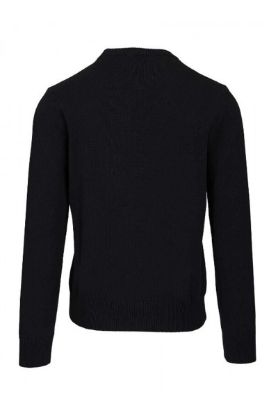 logo-embroidered crew-neck sweater