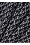 Jacquard virgin wool sweater with all-over logo