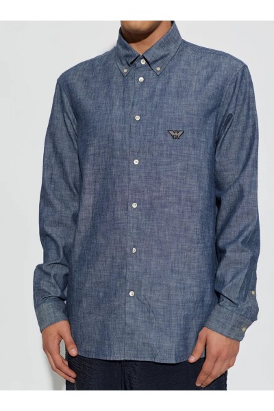 Button-Down Logo Shirt