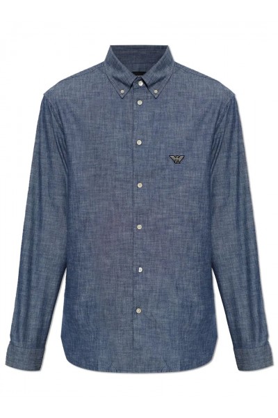 Button-Down Logo Shirt